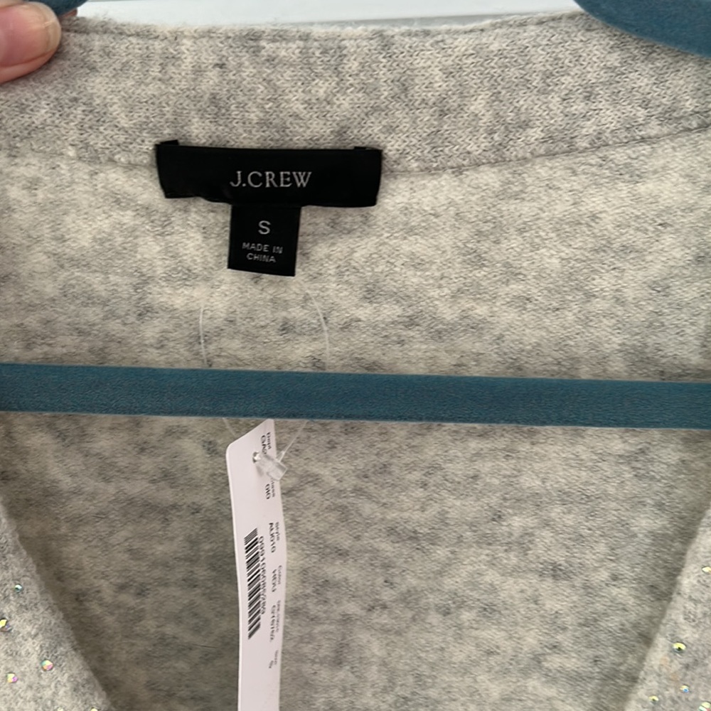 NWT Sparkly J Crew Sweater size S - Picture 3 of 7